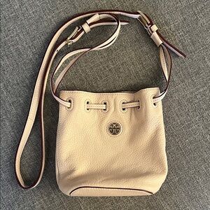 Tory Burch Beige Mini Brody Crossbody Bag